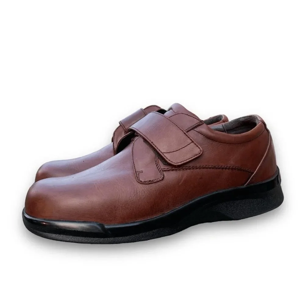 Apex Ambulator Biomechanical Single Strap Brown Leather Men’s size 12 X-Wide